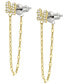 Disney x Fossil Special Edition Women's Clear Crystal Minnie Mouse Drop Earrings