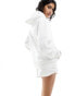 Six Stories Bride embroidered hoodie co-ord in white