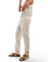 Jack & Jones linen mix chino in cream