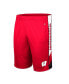 Men's Red Wisconsin Badgers Pool Time Shorts