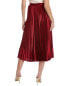 Anne Klein Pleated Skirt Women's Red L