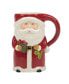 Joy of Christmas 18 oz 3-D Santa Mugs Set of 4