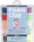 Creativ Company Masa Foam Clay - 10x35g kol. Brokatowe