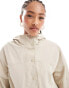 Levi's Melina Rain jacket in cream with hood