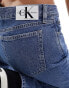 Calvin Klein Jeans low rise straight leg jeans in mid wash