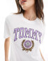 Tommy Jeans relaxed varsity t-shirt in white