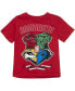 Boys Gryffindor Athletic Pullover T-Shirt and Mesh Shorts Outfit Set to