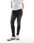 ONLY Maternity Blush skinny jeans with frayed hem in washed black