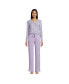 Women's Cozy 2 Piece Pajama Set - Long Sleeve Top and Pants