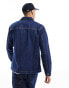 ONLY & SONS coach denim jacket in mid wash blue