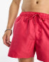 ASOS DESIGN swim shorts in short length in pink