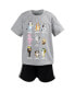 Toddler Boys Bingo T-Shirt and Mesh Shorts Outfit Set to