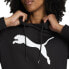 Puma Essentials Cat Logo Pullover Hoodie Womens Black Casual Outerwear 68098001