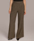 Women's Houndstooth Wide-Leg Pants