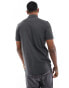 Jack & Jones Essentials jersey polo in grey melange