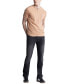 Men's Ash Slim-Fit Fleece Black Jeans in Sanded Wash