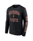 Men's Black Arizona State Sun Devils Distressed Arch Over Logo Long Sleeve T-shirt