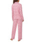 Women's 2-Pc. Printed Long-Sleeve Pajamas Set