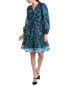 Kobi Halperin Harmony Mini Dress Women's Blue L