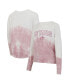 Women's Pink/White Dallas Stars Orchard Tie-Dye Long Sleeve T-Shirt