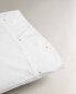 Embroidered daisies pillowcase