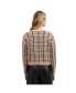 Women's Windowpane Cardigan