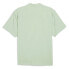 Puma Classics Collared Short Sleeve Button Up Shirt Mens Green Casual Tops 62425