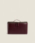 Large leather toiletry bag