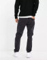 ASOS DESIGN tapered fit jeans in black - BLACK