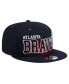 Men's Navy Atlanta Braves Game Day Bold 9FIFTY Snapback Hat