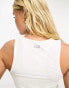 ASOS 4505 icon slightly cropped vest top in white