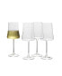 Aline White Wine Glasses Set of 4, 16 oz