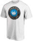 Men's White Charlotte FC Primary Logo Team T-shirt