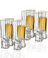 Carre Square Shot Glasses, Set of 8