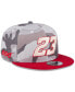 Men's Camo/Scarlet Bubba Wallace 9FIFTY Snapback Hat