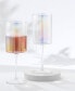 Christian Siriano Chroma Iridescent Red Wine Glasses