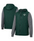 Men's Green Michigan State Spartans Course Herringbone Full-Zip Hoodie