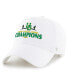 Men's White Oregon Ducks 2024 Fiesta Bowl Champions Clean Up Adjustable Hat