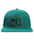 Men's Forest Green Philadelphia 76ers Tonal Logo Snapback Hat