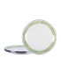 Scallop Enamelware Dinner Plates, Set of 4