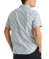 Men's Classic-Fit Fish-Print Button-Down Shirt