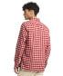 Men's Slim Fit Blur Check Long Sleeve Button-Down Oxford Shirt