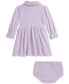 Baby Girls Puff-Sleeve Shirtdress