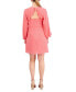 Women's Ruffled Belted Dress