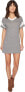 Alternative 247673 Womens Powder Shift Dress Eco Black/Eco Ivory Size X-Small