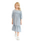 Big Girls Pure Love Dress - Mid Denim