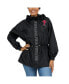 Women's Black Philadelphia Phillies Full-Zip Windbreaker Hoodie Jacket