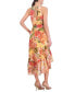 Women's Floral-Print Halter Midi Dress