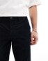 River Island slim fit casual chino trousers in black