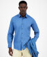 Men's Modern Classic-Fit Stretch Solid Button-Down Shirt, Created for Macy's